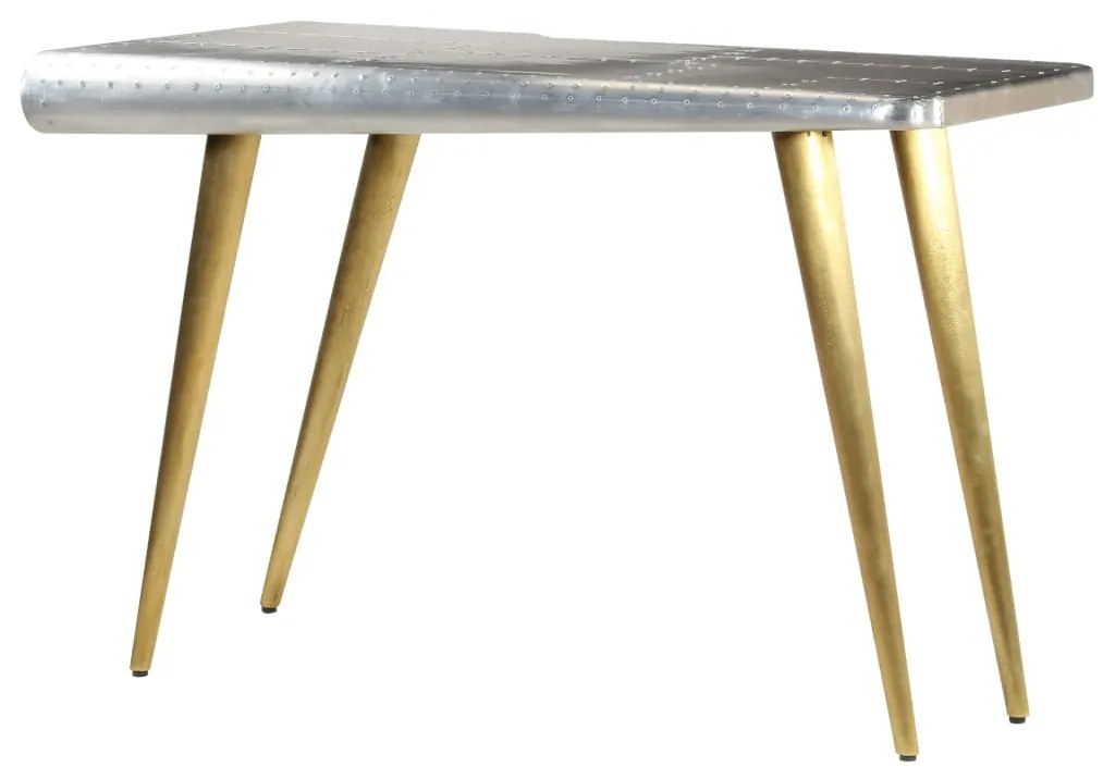 Secretária aviador estilo aeronave vintage 120x60x76 cm