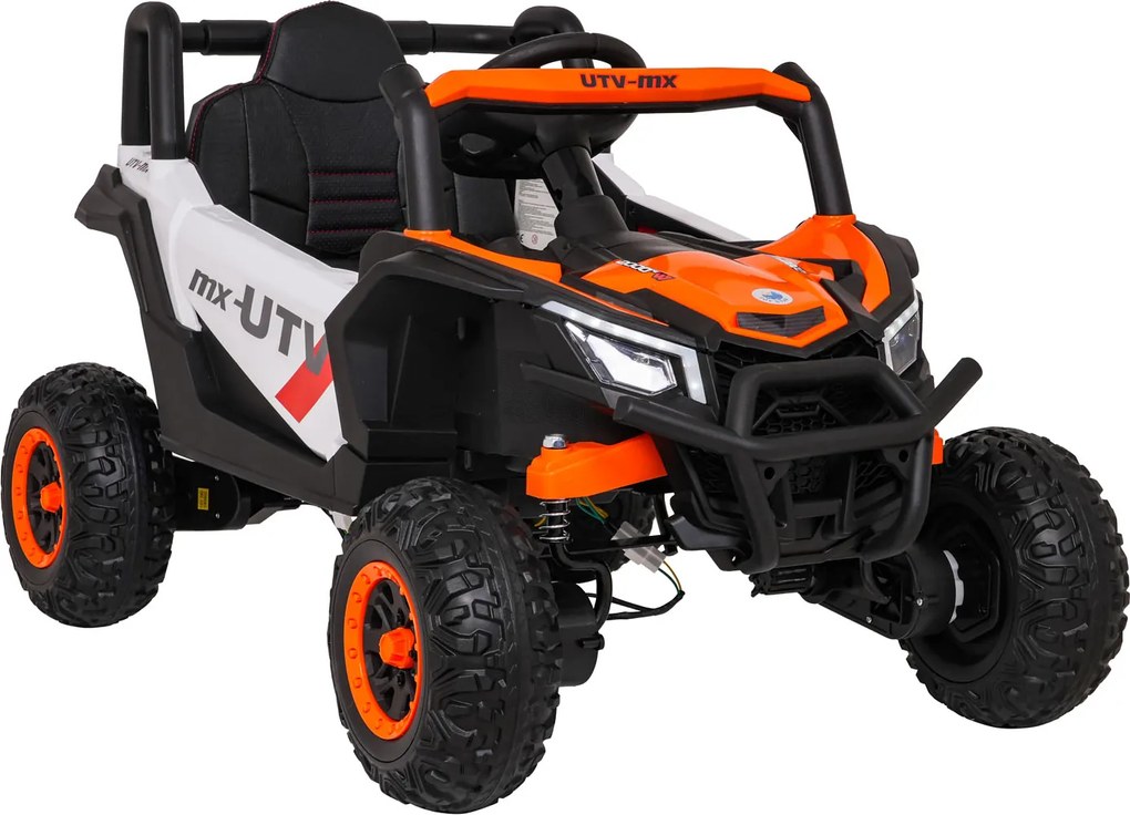 Buggy elétrico para Crianças 12V 4x4 Madman UTV-MX Rodas de espuma EVA Branco