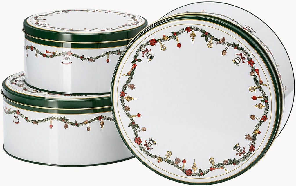 Caixas de Natal Nora, conjunto de 3