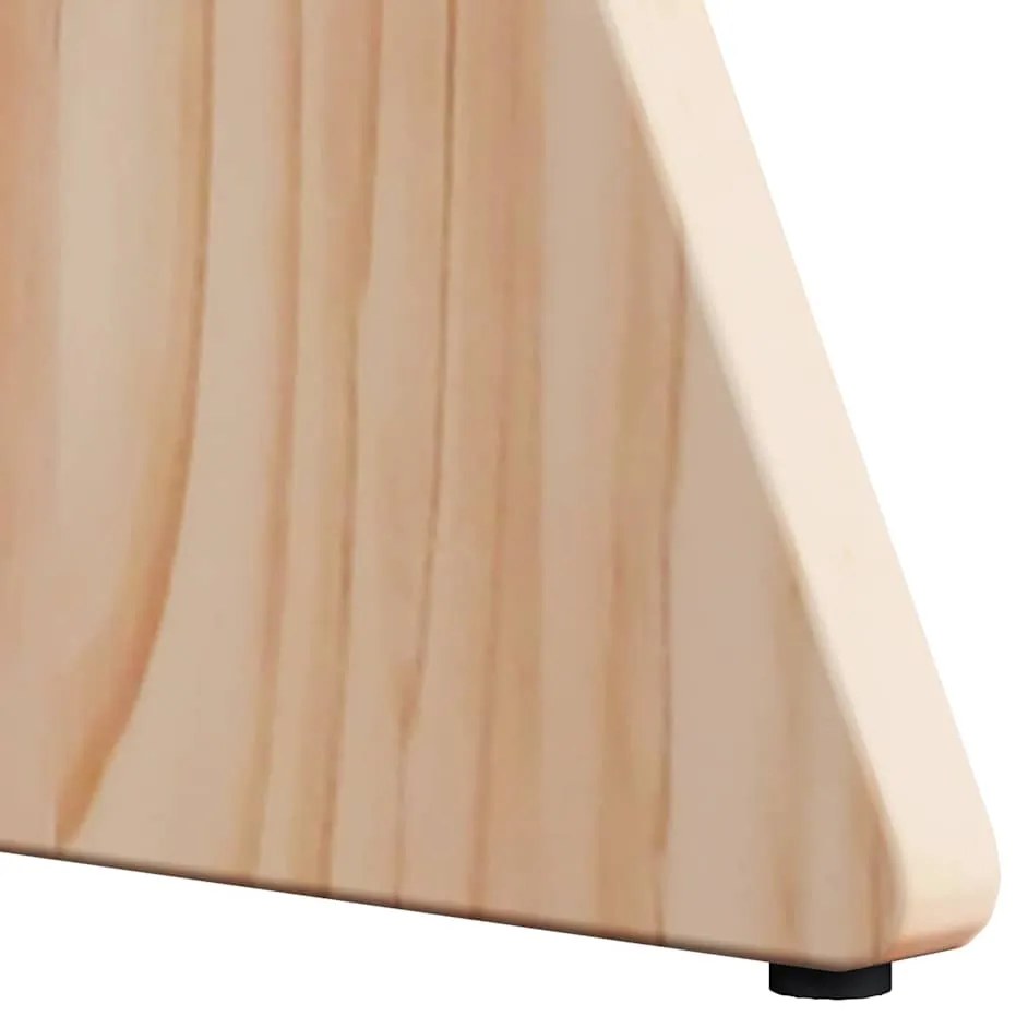 Mesa de centro 3 pcs Natural 49 x 49 x 30 cm