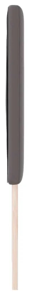 Cabeceira de Design Simples Cinza 100 cm Couro Sintético