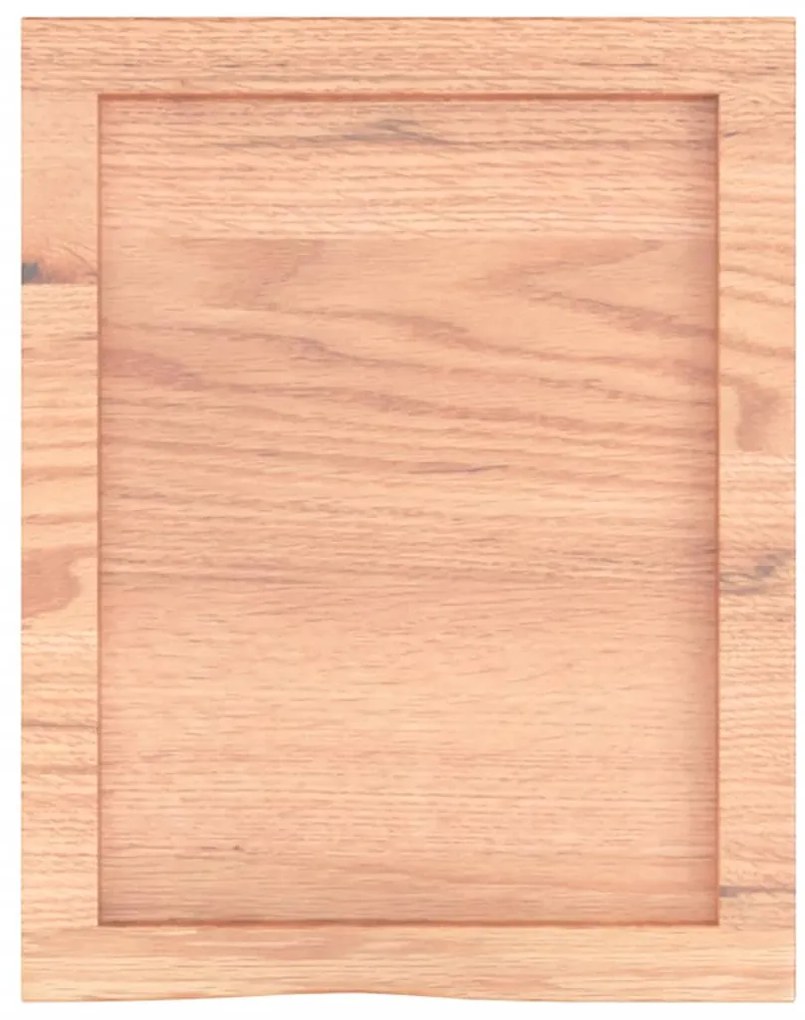 Prateleira de parede 40x50x(2-4) cm carvalho tratado castanho