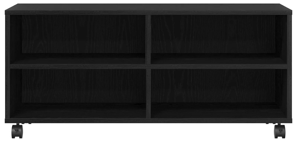 Armário de TV vidaXL Preto 90x35x35 cm em Madeira Derivada
