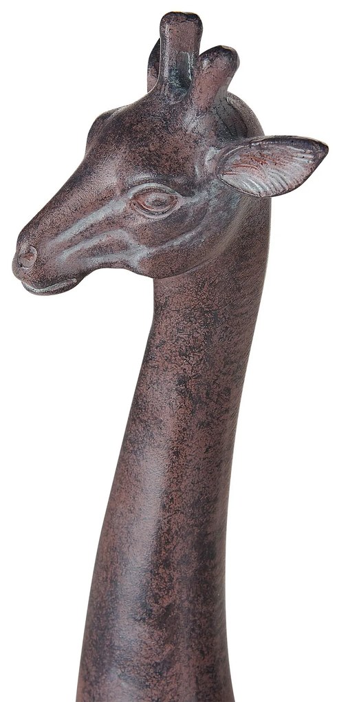 Figura decorativa castanha 55 cm MANBU Beliani