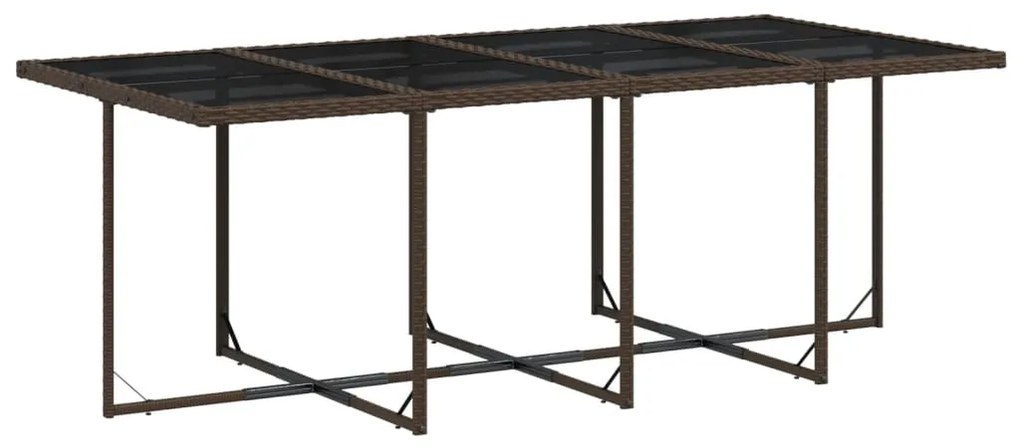 13 pcs conjunto jantar p/ jardim c/ almofadões vime PE castanho