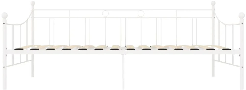Estrutura sofá-cama 90x200 cm metal branco