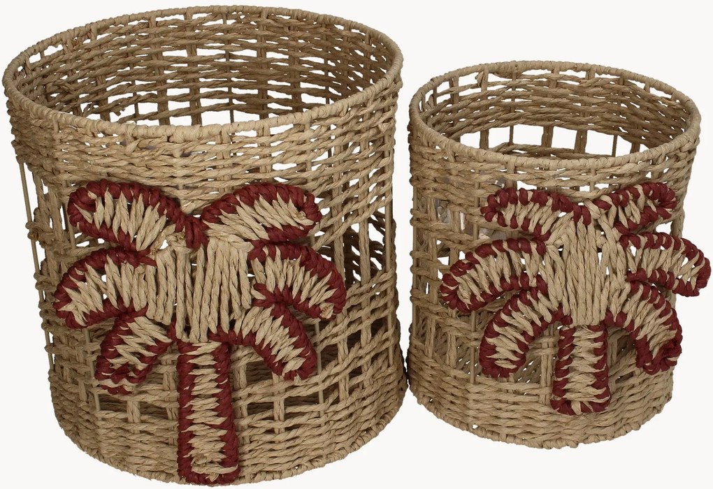 Cestos de arrumação Palm Tree, conjunto de 2