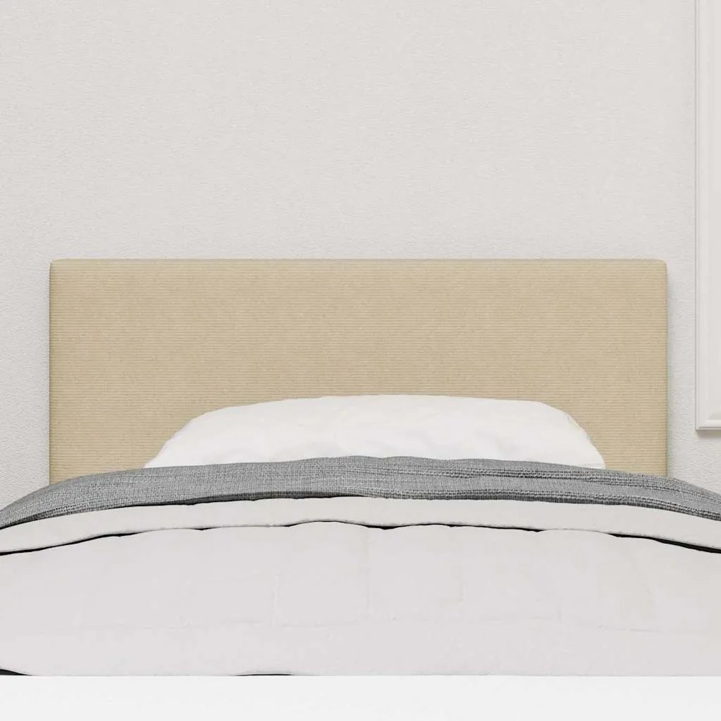 Cabeceira vidaXL Design Simples Verde Claro Cinza 100 cm Tecido de Cor