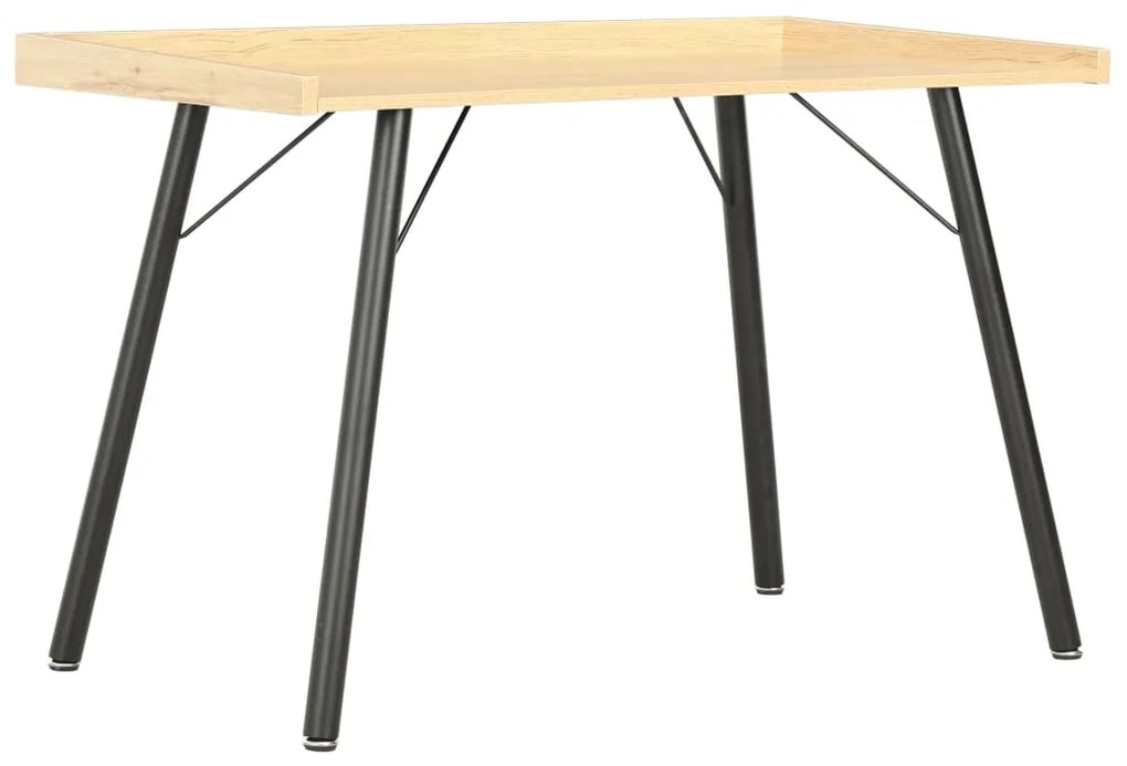 20271 vidaXL Secretária 90x50x79 cm cor carvalho