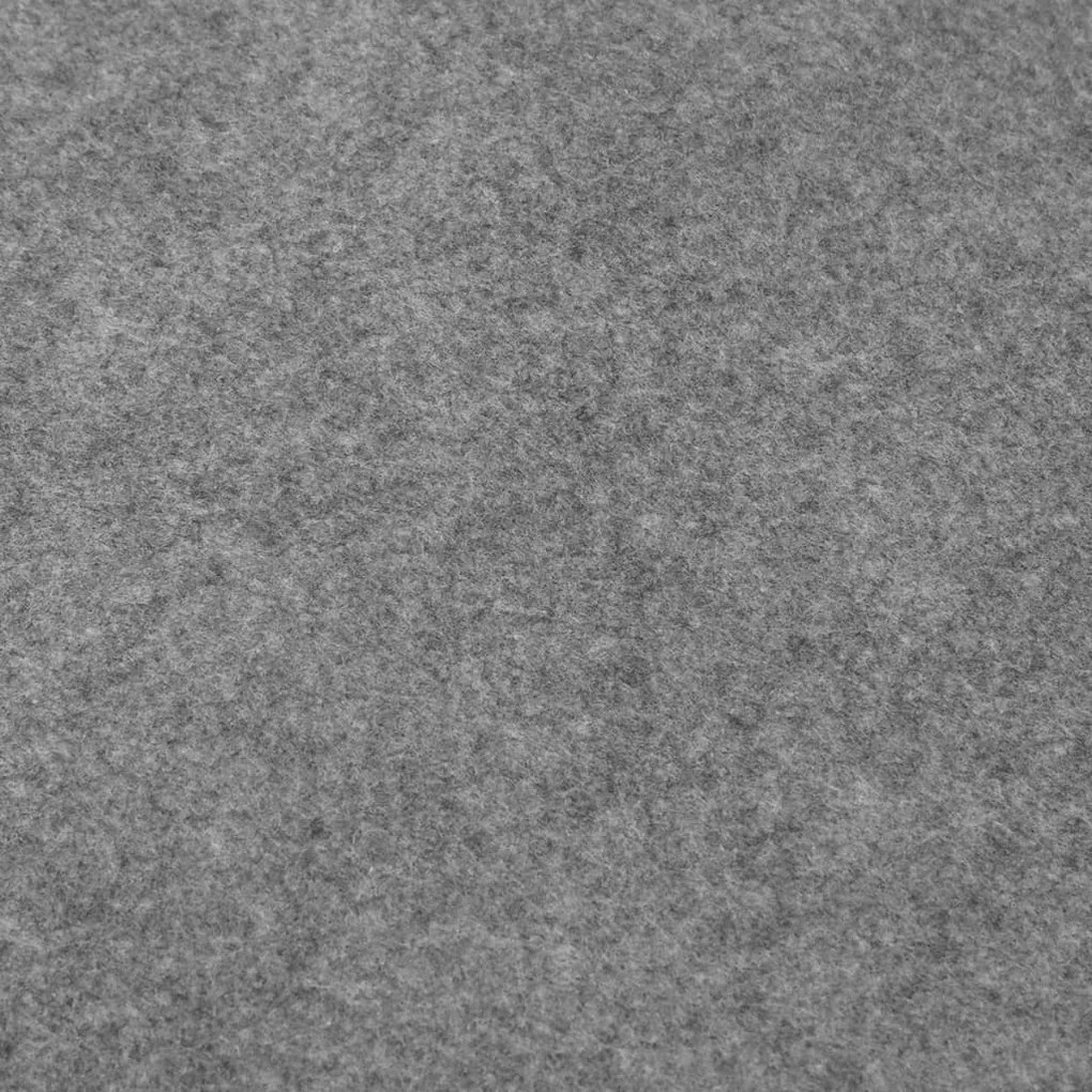Pano para chão de piscinas 420x220 cm poliéster geotêxtil cinza