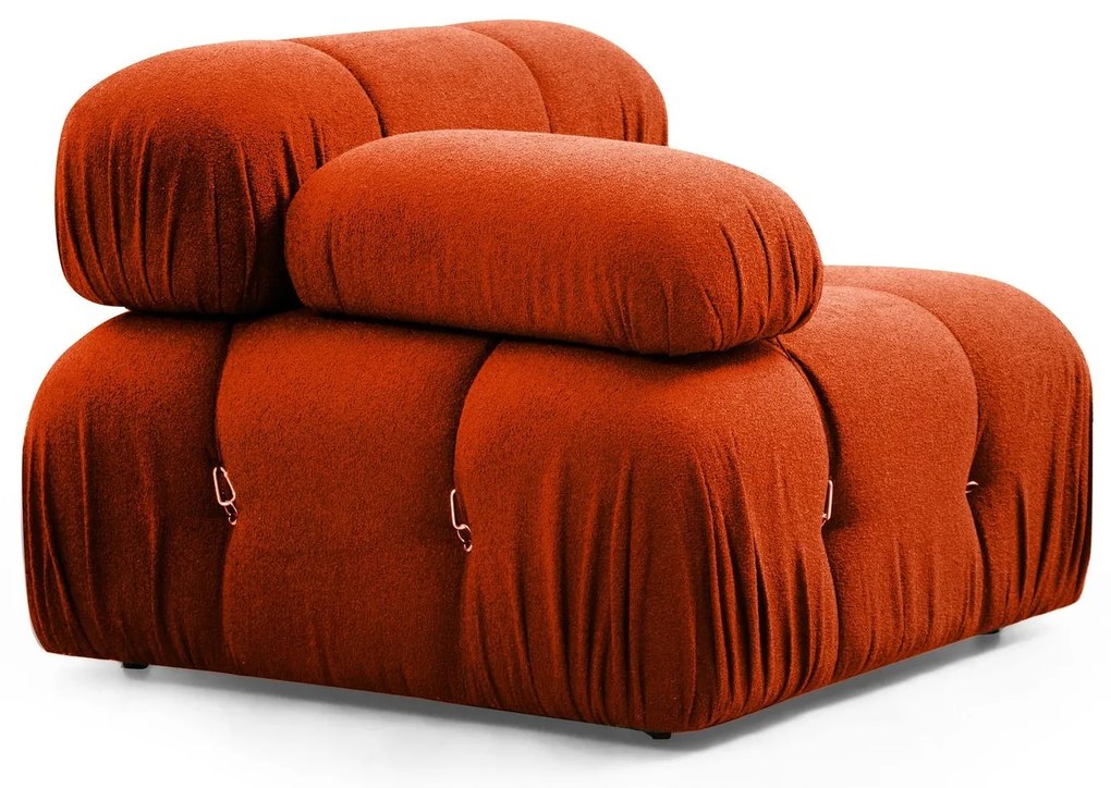 Sofá de Canto Bubble – Vermelho Telha – 288 cm x 190 cm
