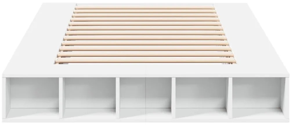 Estrutura de cama 120x200 cm derivados de madeira branco