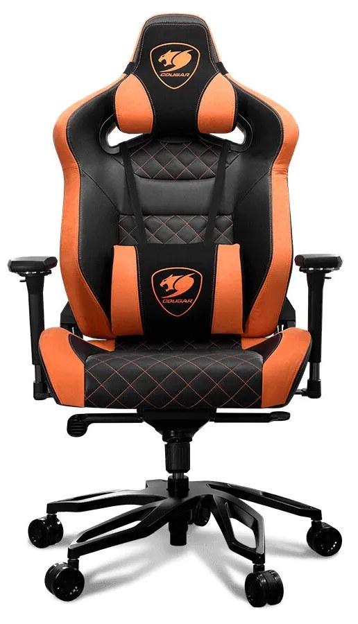 Cadeira de Gaming Cougar Titan Pro Laranja/preto Preto Preto/laranja