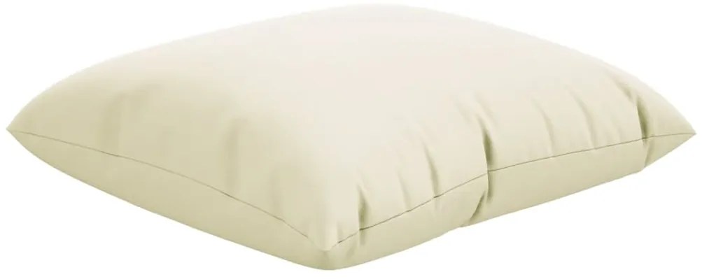 Almofadas de sofá 4 pcs 40x40 cm tecido cor creme