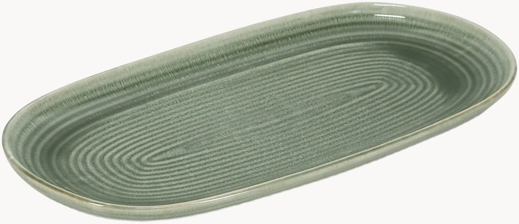 Pratos de servir Cameo Green, conjunto de 2