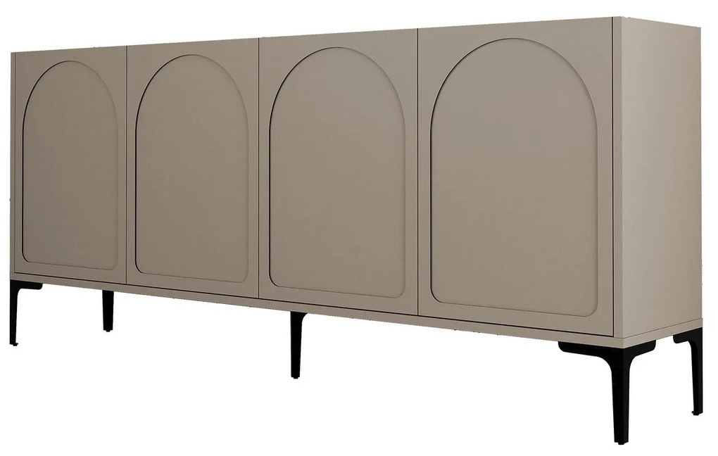 Console Lyon – Atlas Black – 180 cm x 79 cm x 35 cm