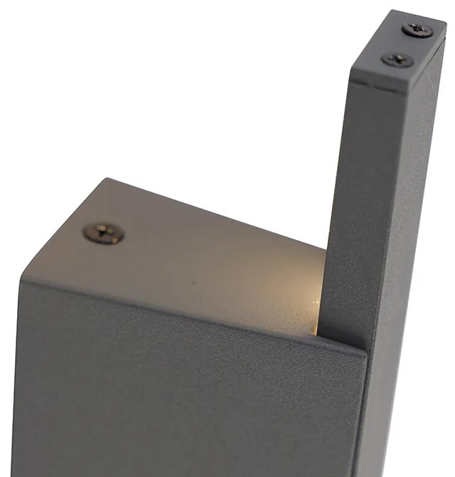Candeeiro de parede exterior moderno antracite IP54 c/ LED - Jamal Design