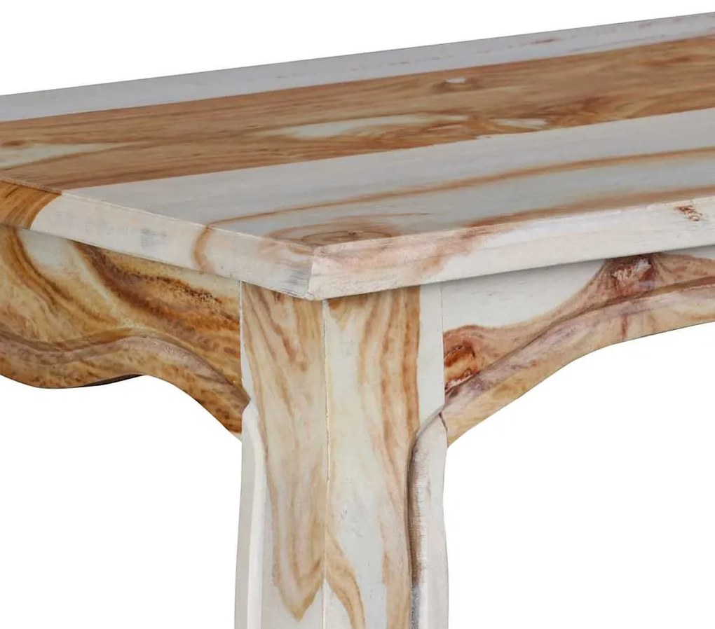 Mesa consola 110x40x76 cm madeira de acácia maciça