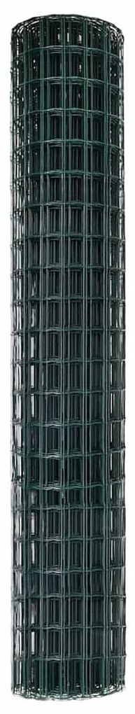 Cerca Euro Verde 1.6x10 m Aço