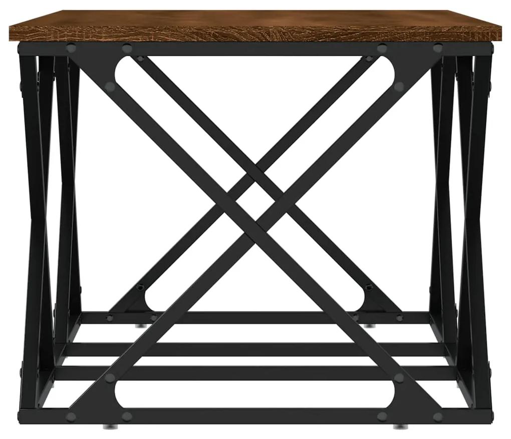 Mesa de centro 100x49x40 cm derivados madeira carvalho castanho