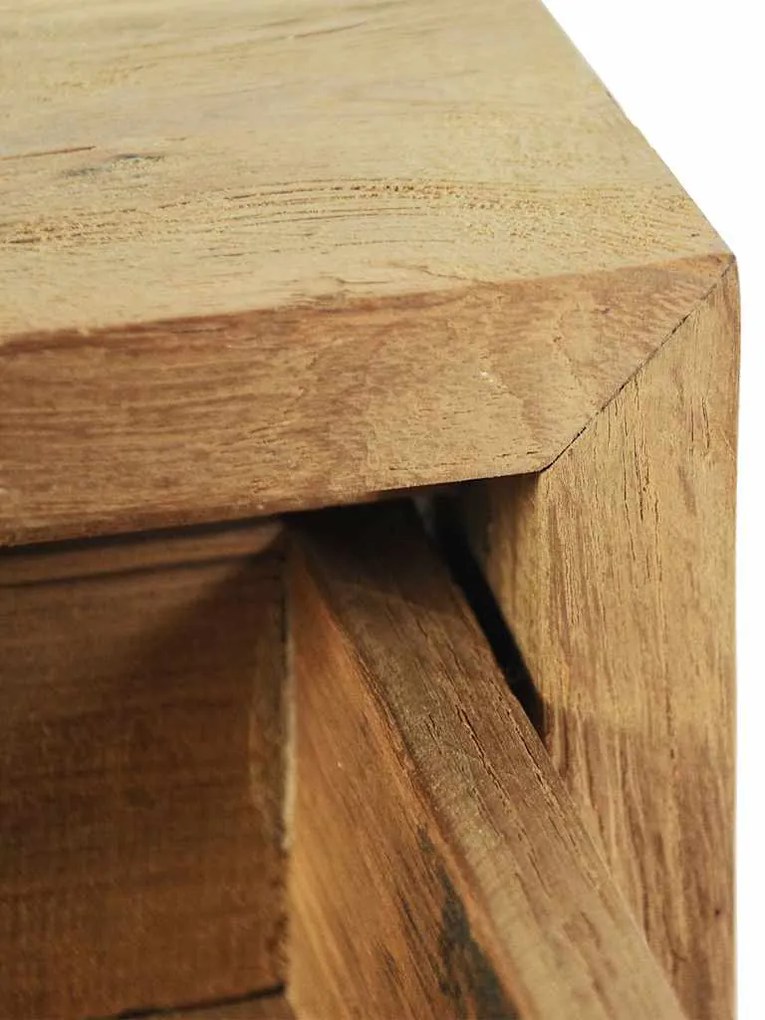 Mesa de cabeceira 40x30x50 cm teca maciça