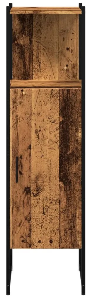 Armário casa banho 33x33x120,5 cm deriv. madeira madeira velha
