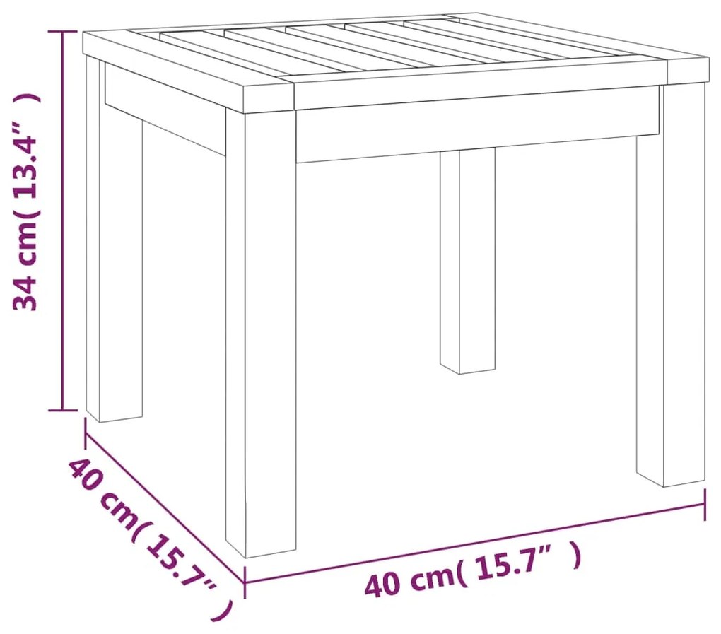 9 pcs conjunto de jantar p/ jardim c/ almofadões acácia maciça