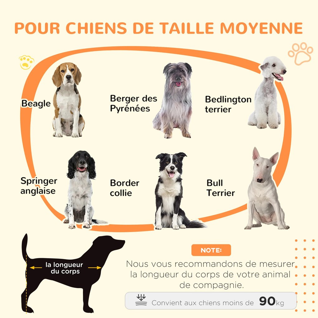 Gaiola para cães e animais de estimação 57 x 80 x 54 cm, para interior, com porta de correr, em metal com efeito de madeira castanho