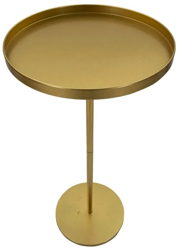 MESA DE APOIO DOHA Ø 51X100 CM DOURADA