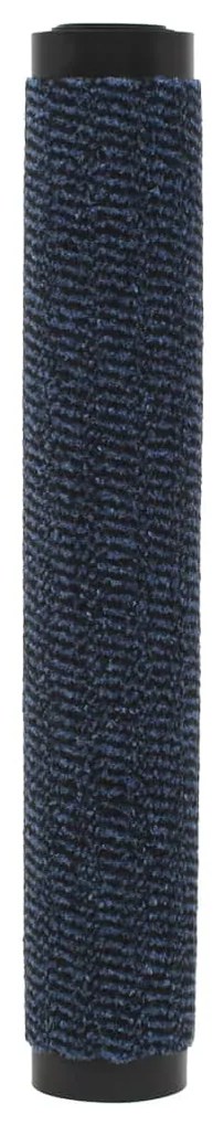 Tapete de entrada tufado 60x180 cm azul