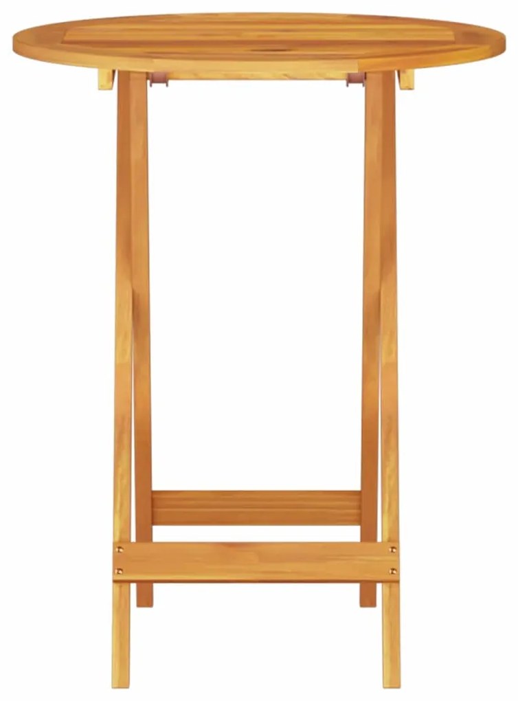 Conjunto de Mobiliário Exterior Manual 3 pcs 60 x 60 x 75 cm