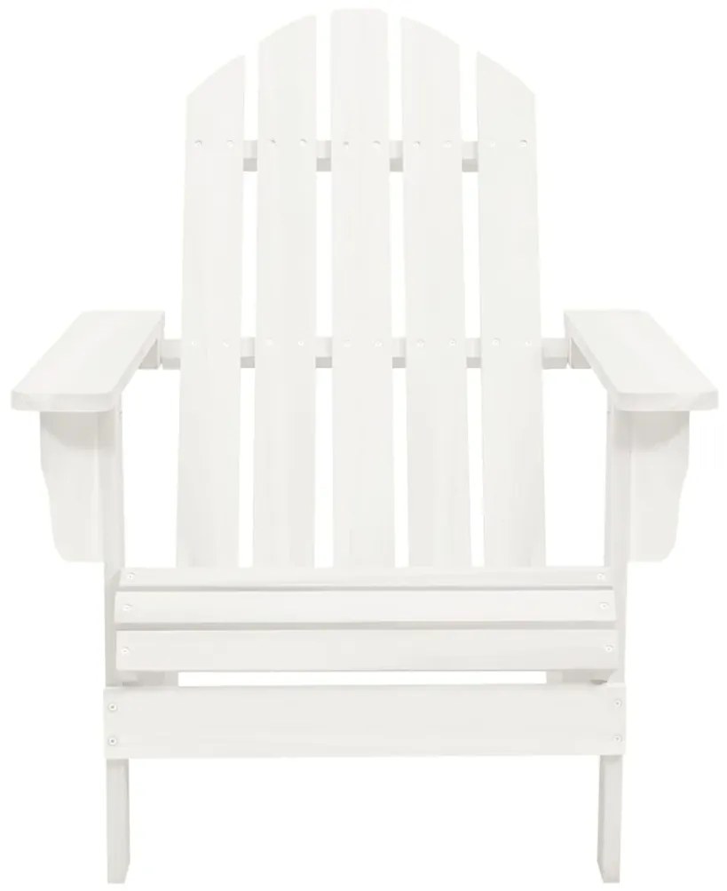 Cadeira de jardim Adirondack com mesa madeira de abeto branco
