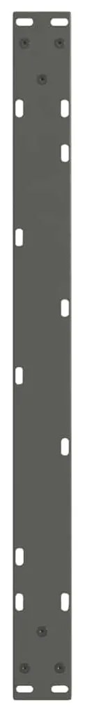 Pés para mesa de centro em V, 2 peças, antracite, 70x (42-43,3) cm, aç
