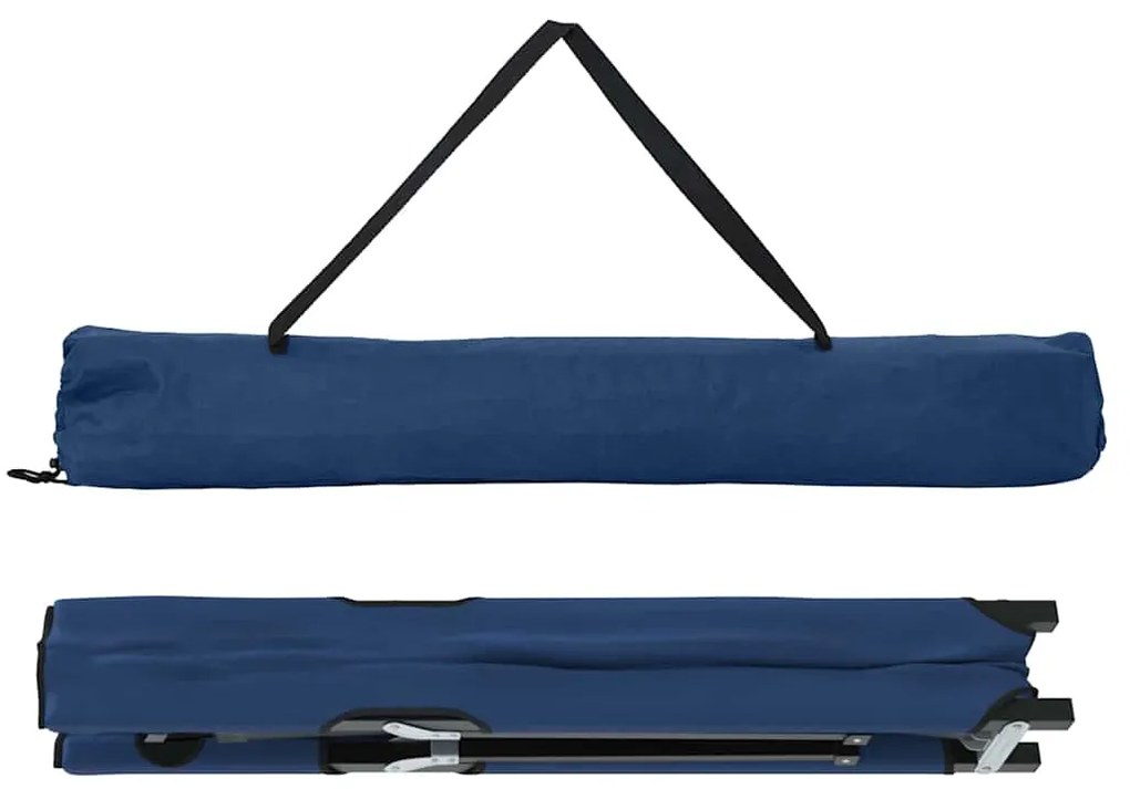 Cama Dobrável com Bolsa Azul em Tecido Oxford 600D