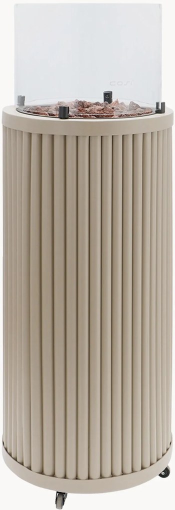 Lareira a gás portátil para exterior Cosipillar Curved