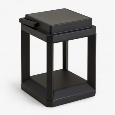 Lâmpada De Mesa Solar Led Sem Fios Para Exterior Nualla Preto & ↑25 Cm - Sklum