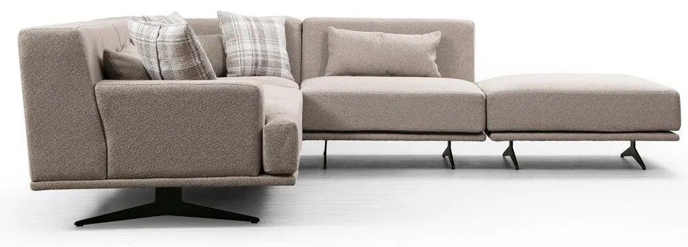 Sofá de Canto Bentley – Bege – 302 cm x 80 cm x 302 cm