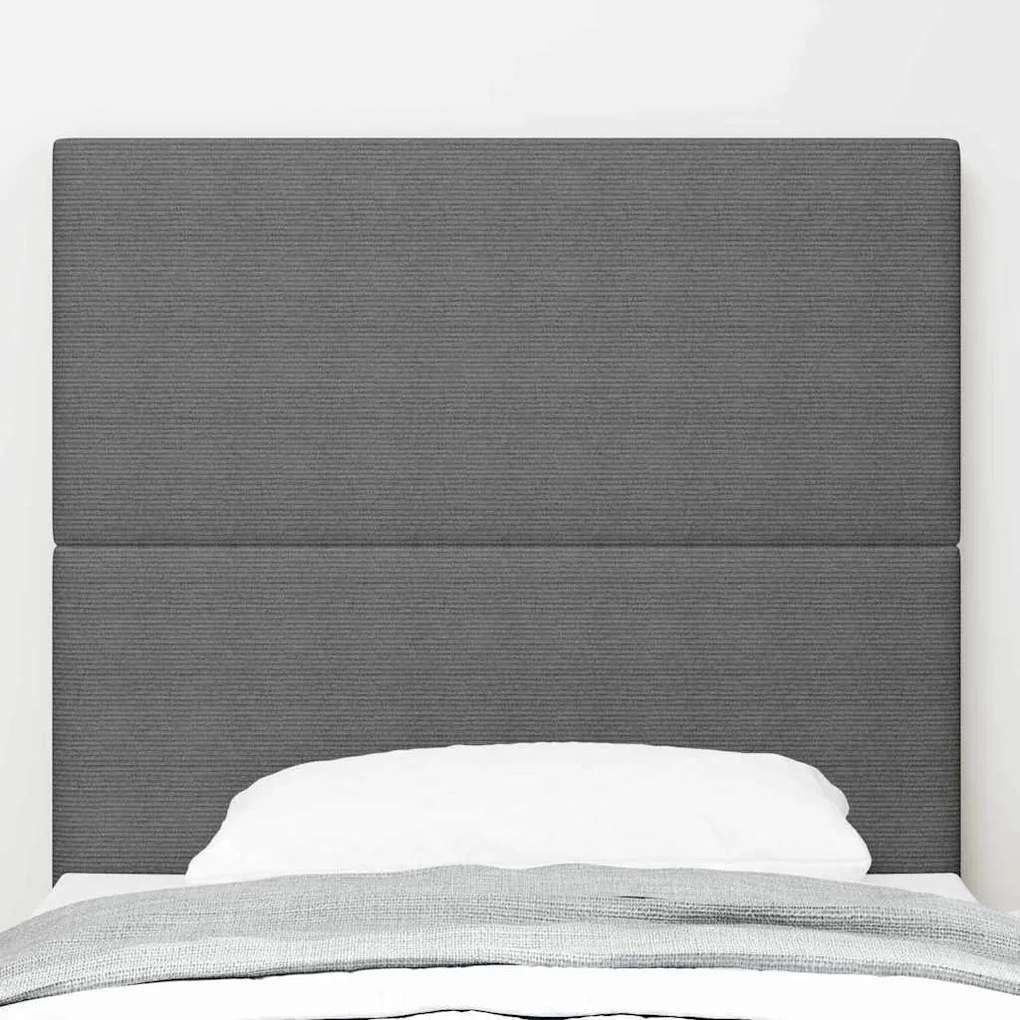 Luz de Cabeceira LED Cinza 90 cm Tecido de Corduroy
