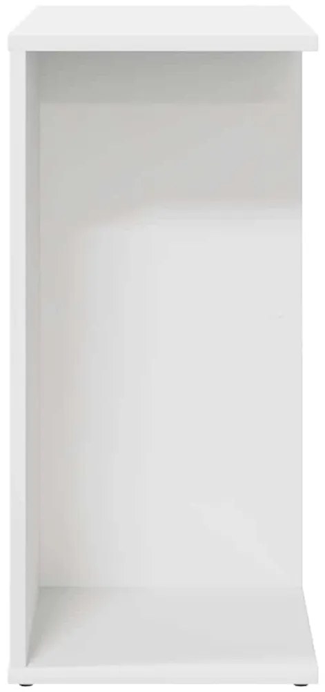 Mesas cabeceira 2 pcs 46,5x29x61 cm derivados de madeira branco