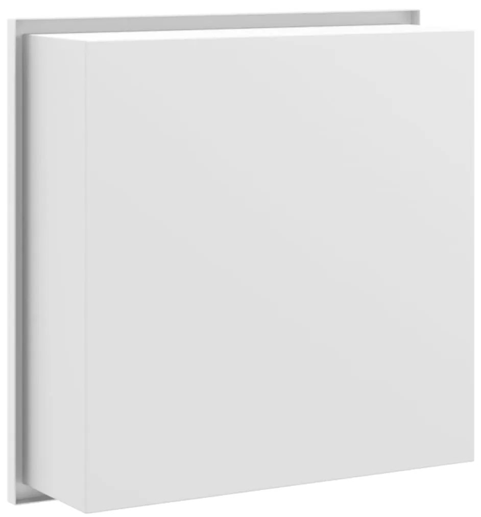 Nicho parede p/ duche 32x32x9 cm aço inoxidável branco mate