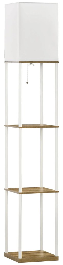 Candeeiro de Pé Moderno com Prateleiras Candeeiro de Pé para Sala de E