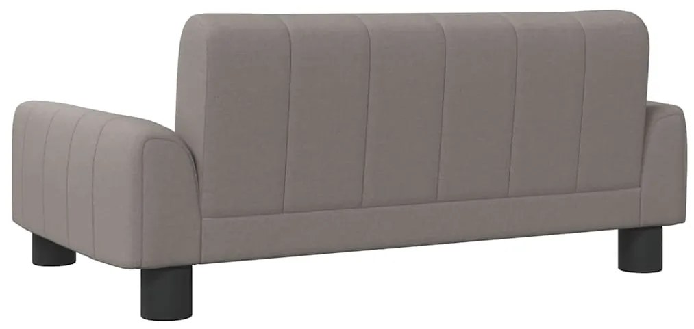 Cama para cães 70x45x30 cm tecido cinzento-acastanhado