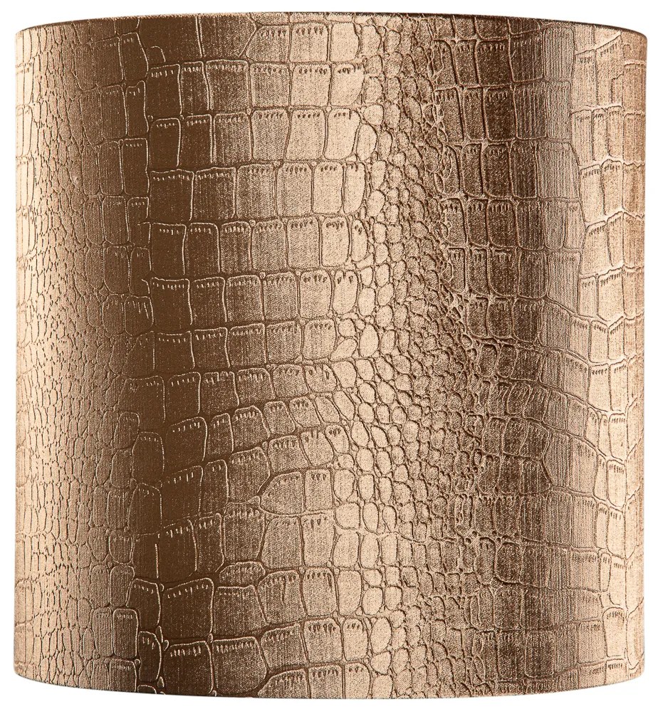 Abajur de Veludo com Design Crocodilo e Interior Dourado 40/40/40