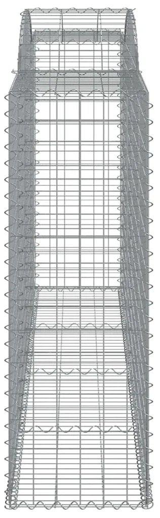 Cestos gabião arqueados 5pcs 300x50x140/160cm ferro galvanizado