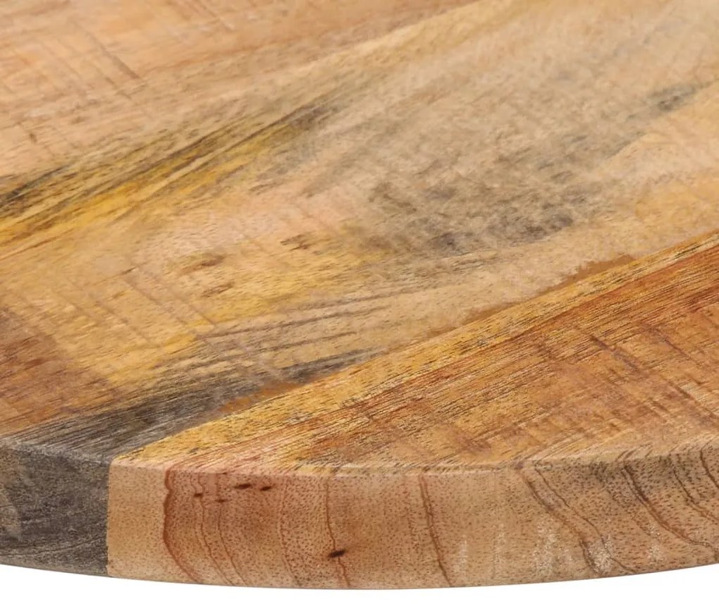 Tampo de mesa redondo Ø40x2,5cm madeira mangueira áspera maciça