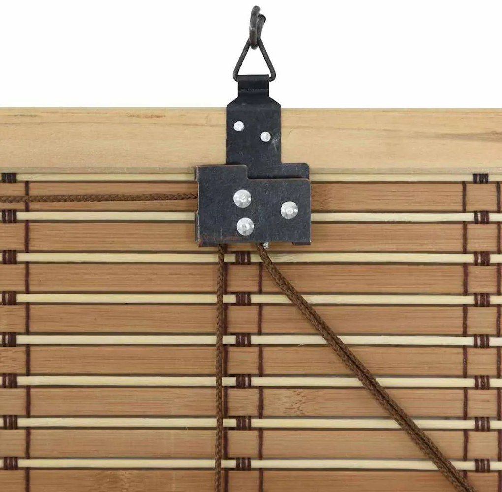 Persianas e Sombras para Janela Marrom Claro 150 x 220 cm Bambu