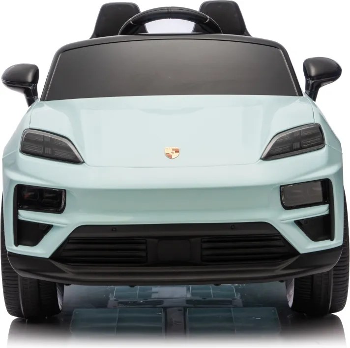 Carro elétrico para Crianças 2 a 6 anos 12V 4x4 Porsche Macan, Rodas de espuma EVA, Controle remoto Azul