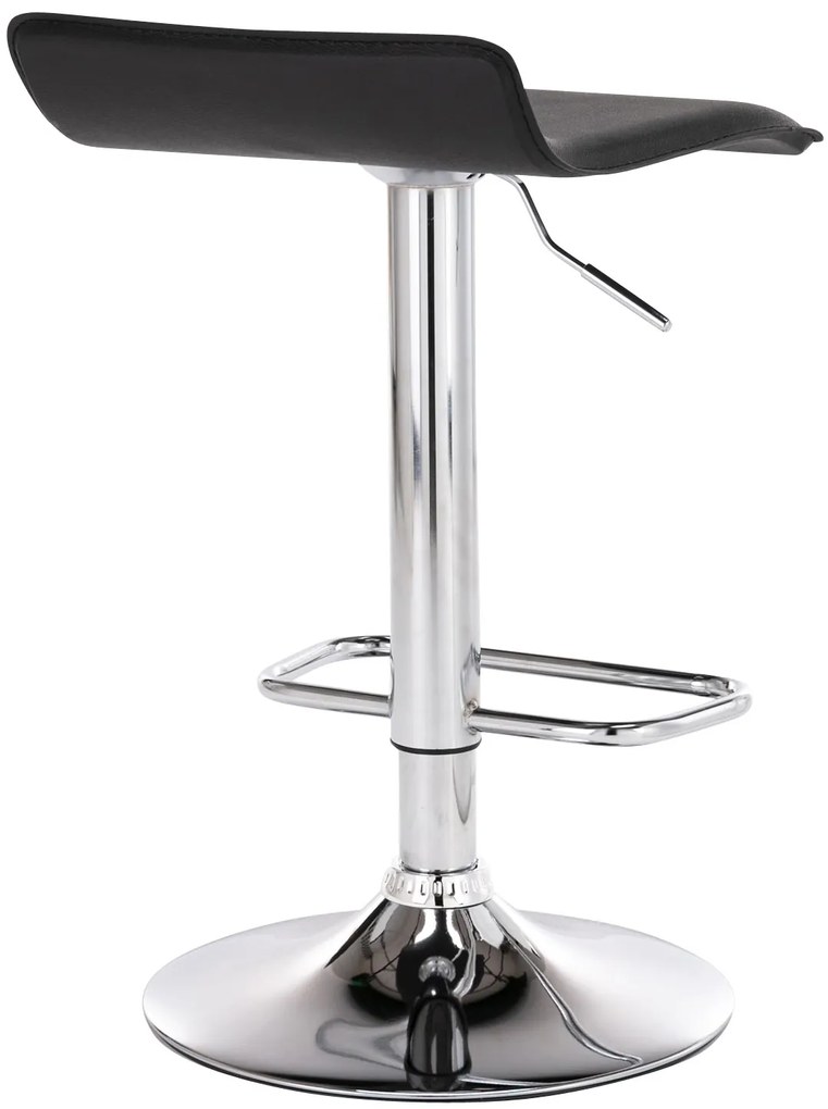 Conjunto de 2 bancos de bar Dyn 38 x 65-85 x 41 cm Preto