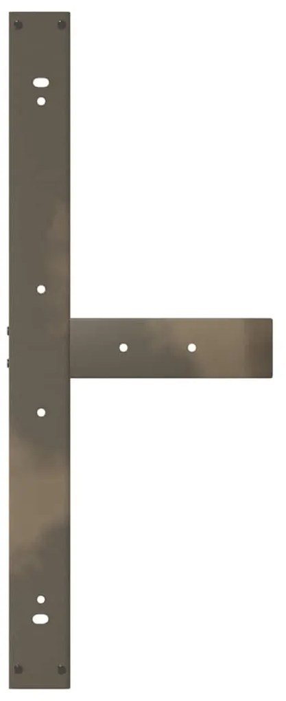 Pés de mesa de jantar em forma de T, 2 peças, preto, 90x35x(72-73) cm,