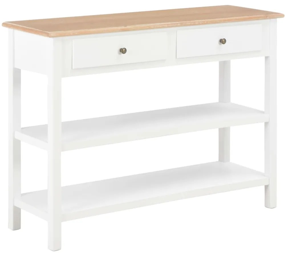 Aparador 110x35x80 cm MDF branco